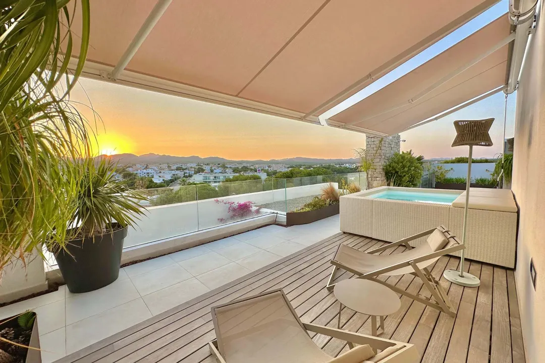 Mallorca Penthouse With Sea Mountain Views Rooftop Terrace Near 