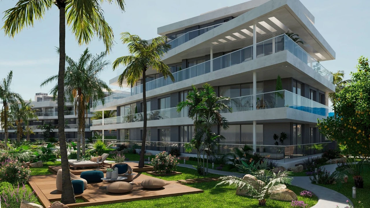 Dénia – New-build terrace apartment with sea views, pool and beach ...