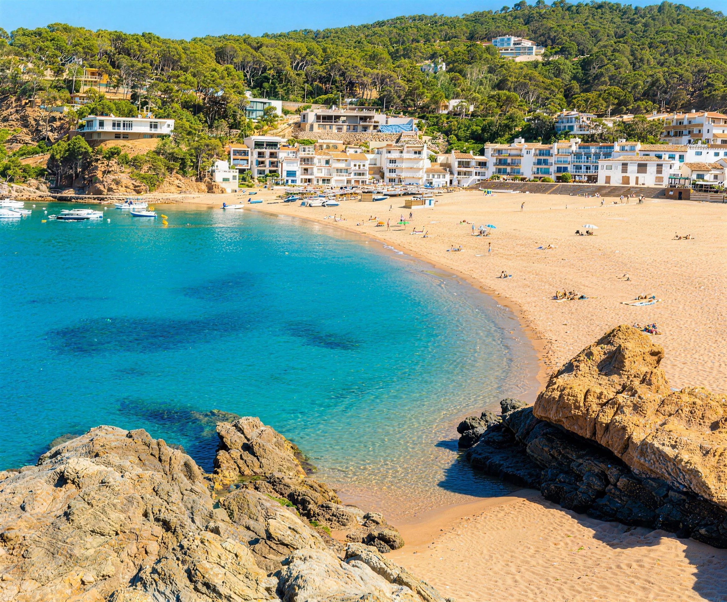 Sa Riera Costa Brava garden apartment – living area