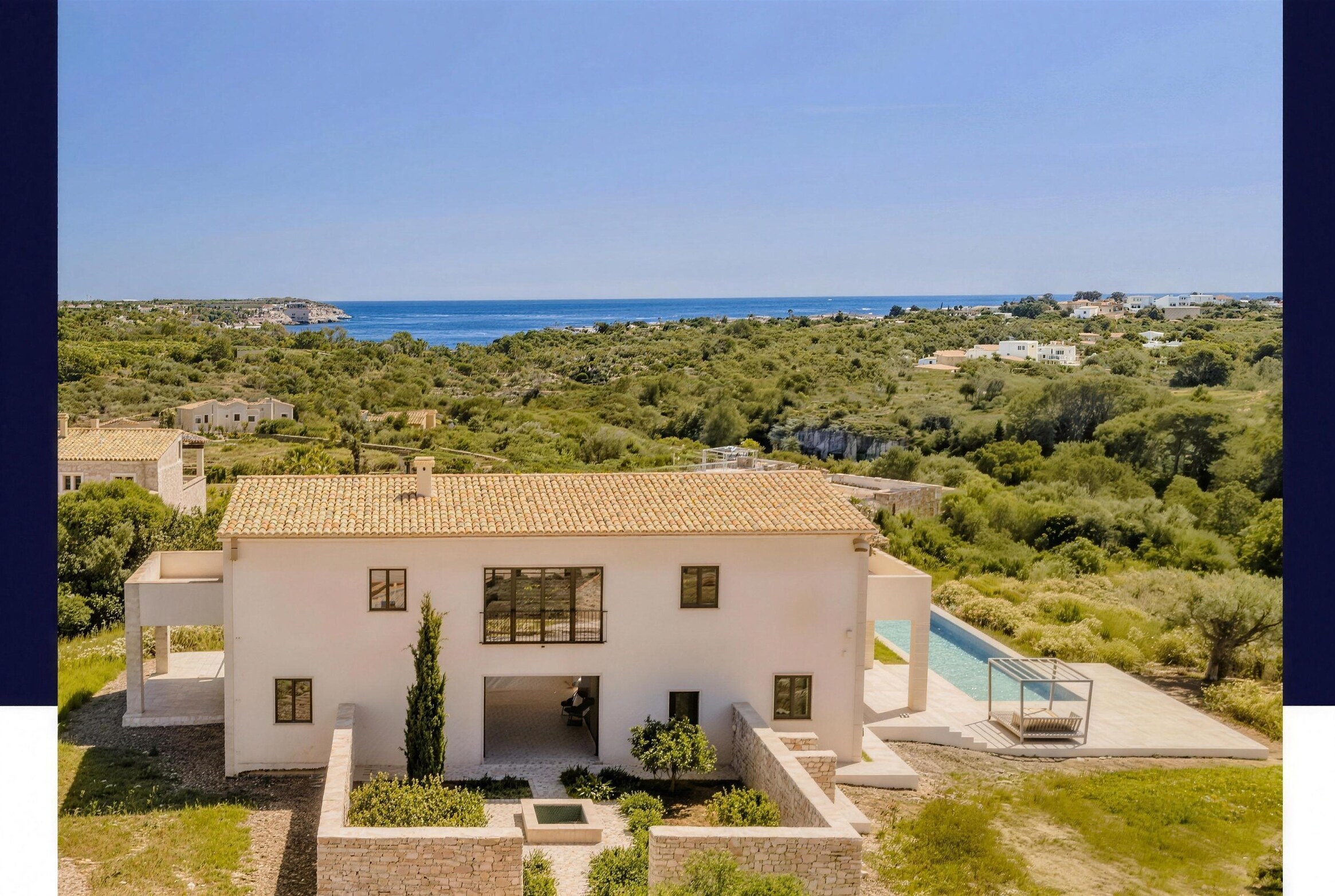 Lucera, Cala Llombards, Mallorca – finca exterior with natural stone and Mediterranean planting